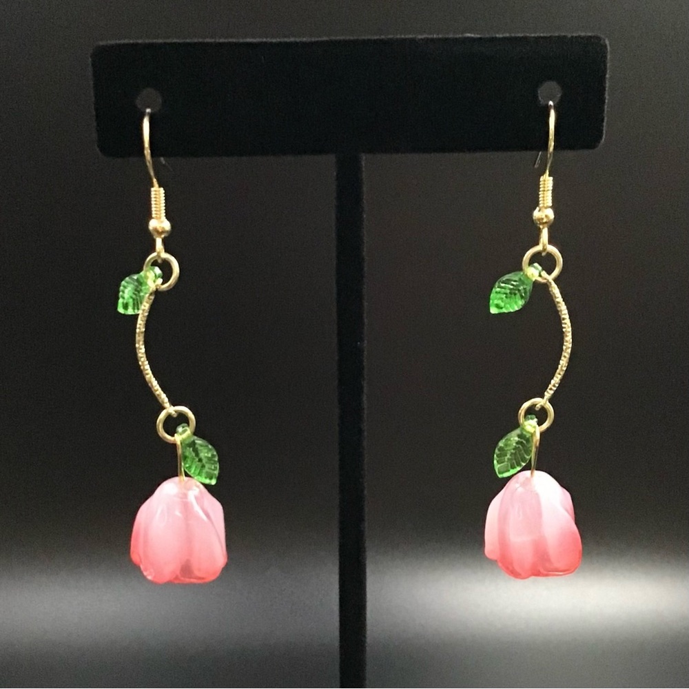 Tulip Flower Earrings